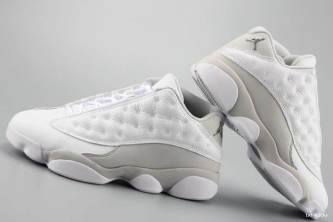 1st Kicks 310810-100 mens 13 Air white Money Jordan LowPure 0722